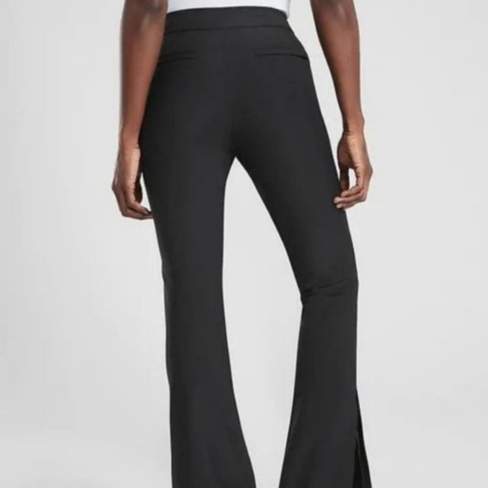 Athleta Stellar Flare Trousers size 4T Anthracite Grey - Picture 4 of 9